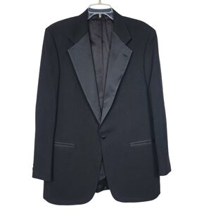 After Six Gingiss Custom Collection Black Blazer Men's 41 L